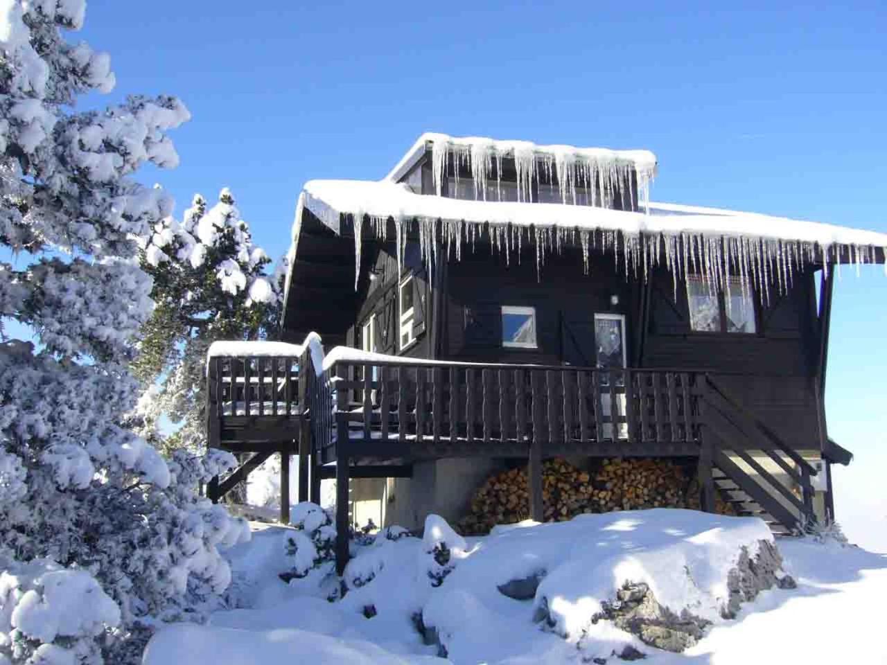 Chalet Des Myrtilles - Chalet Cosy Avec Vue Arette Exterior foto