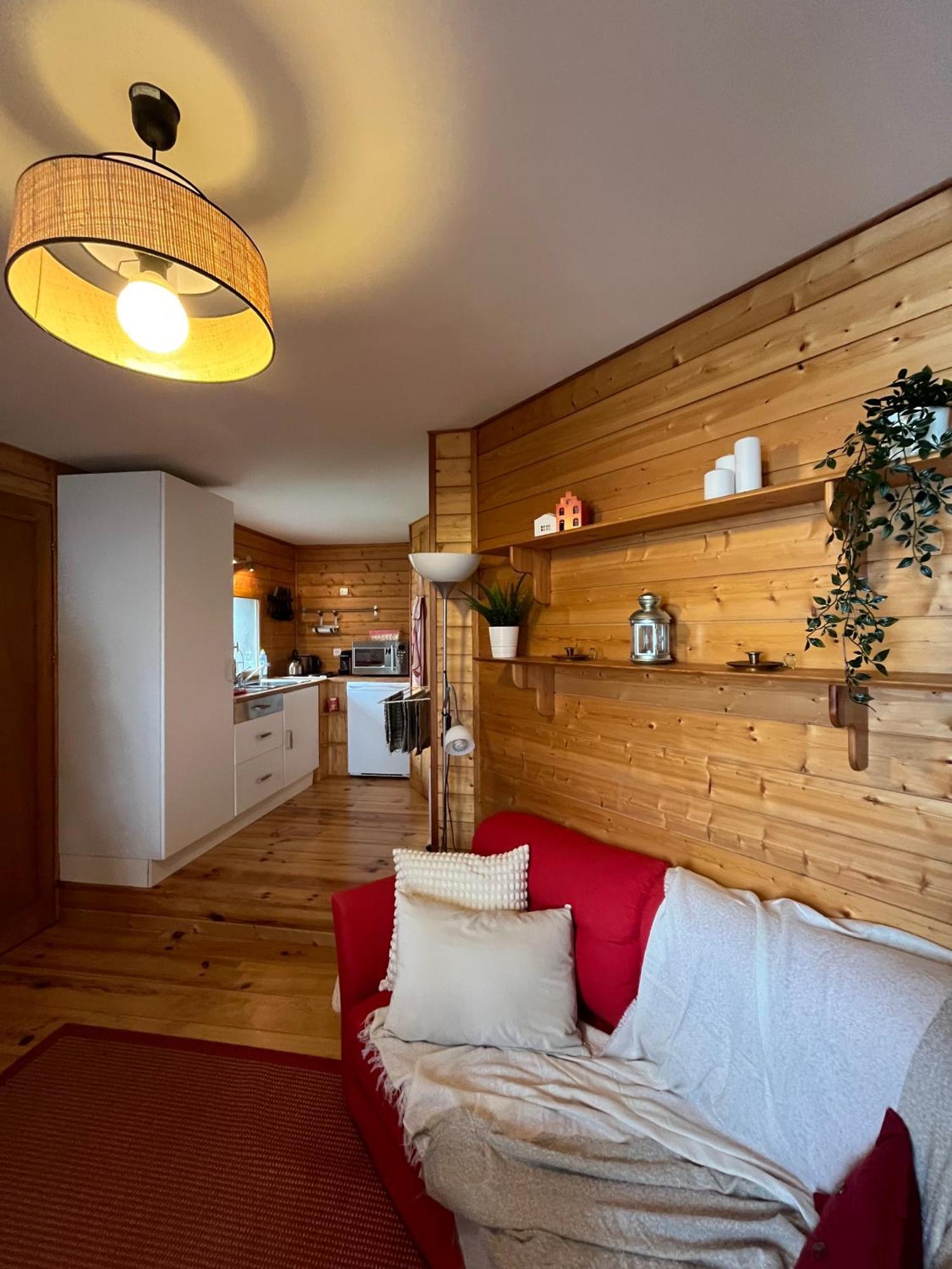 Chalet Des Myrtilles - Chalet Cosy Avec Vue Arette Exterior foto