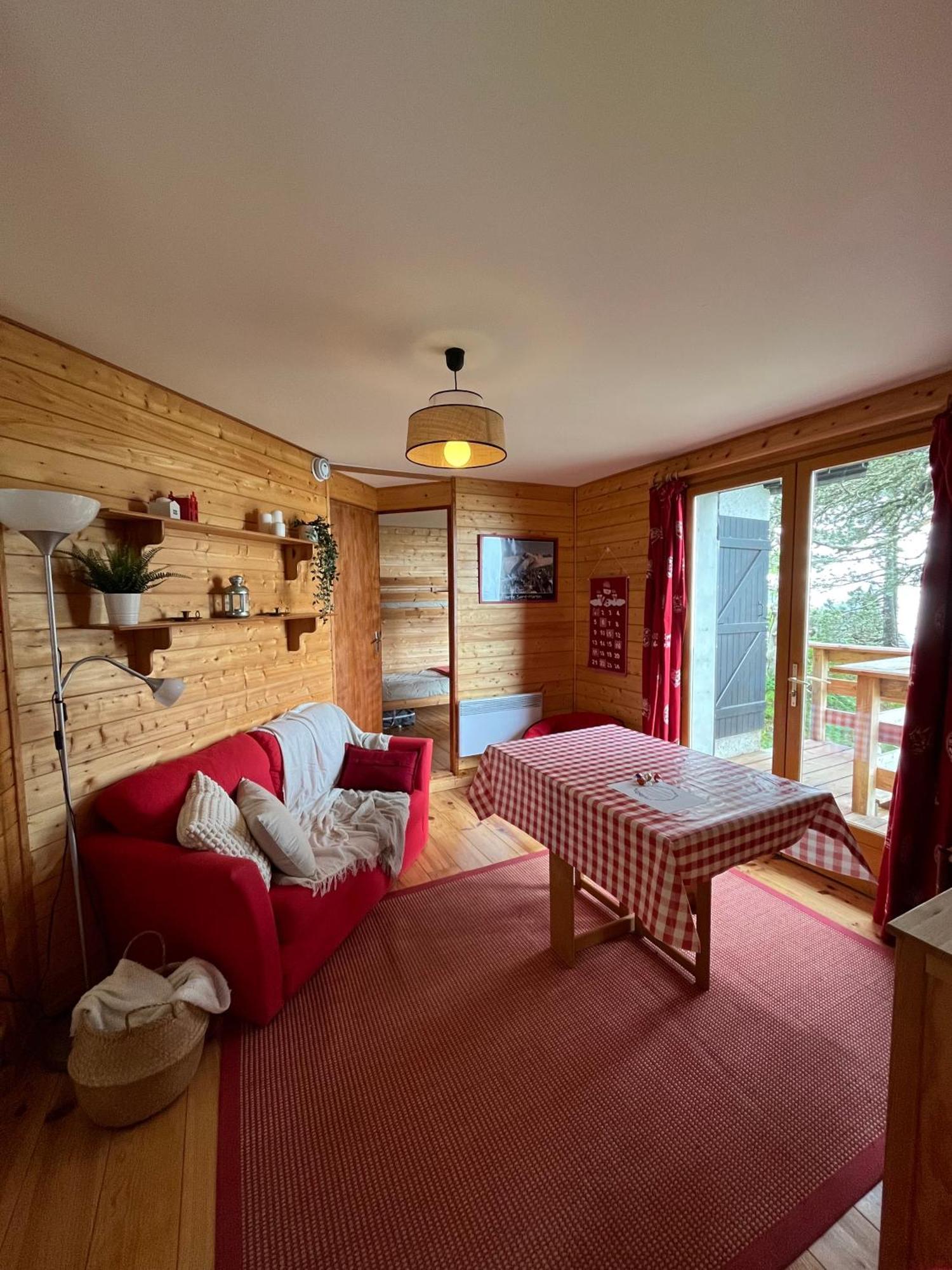 Chalet Des Myrtilles - Chalet Cosy Avec Vue Arette Exterior foto